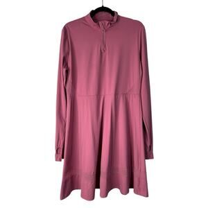 Jack Smith Athletic Dress Womens Size XL Pink Long Sleeve Tennis Golf Pickleball
